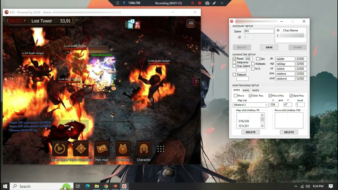 mu online auto reset