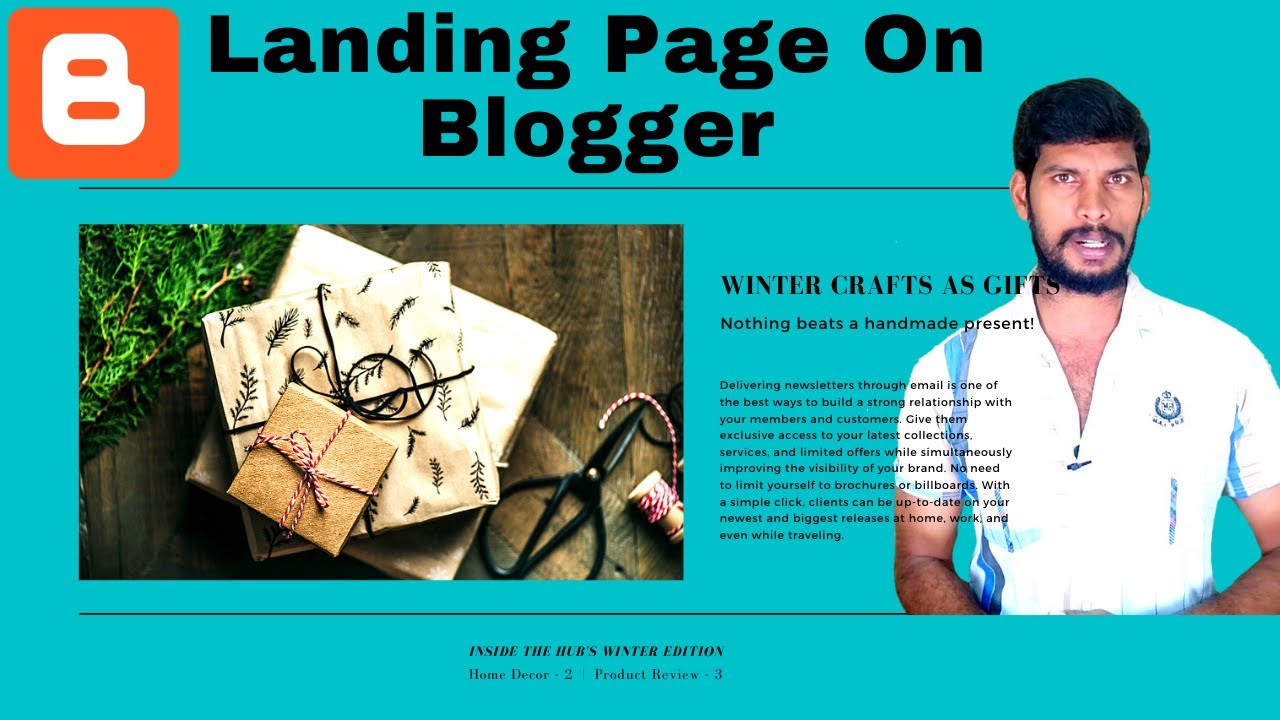 How to Make a Landing Page On Blogger Website and Amazon Affiliate Also In Tamil