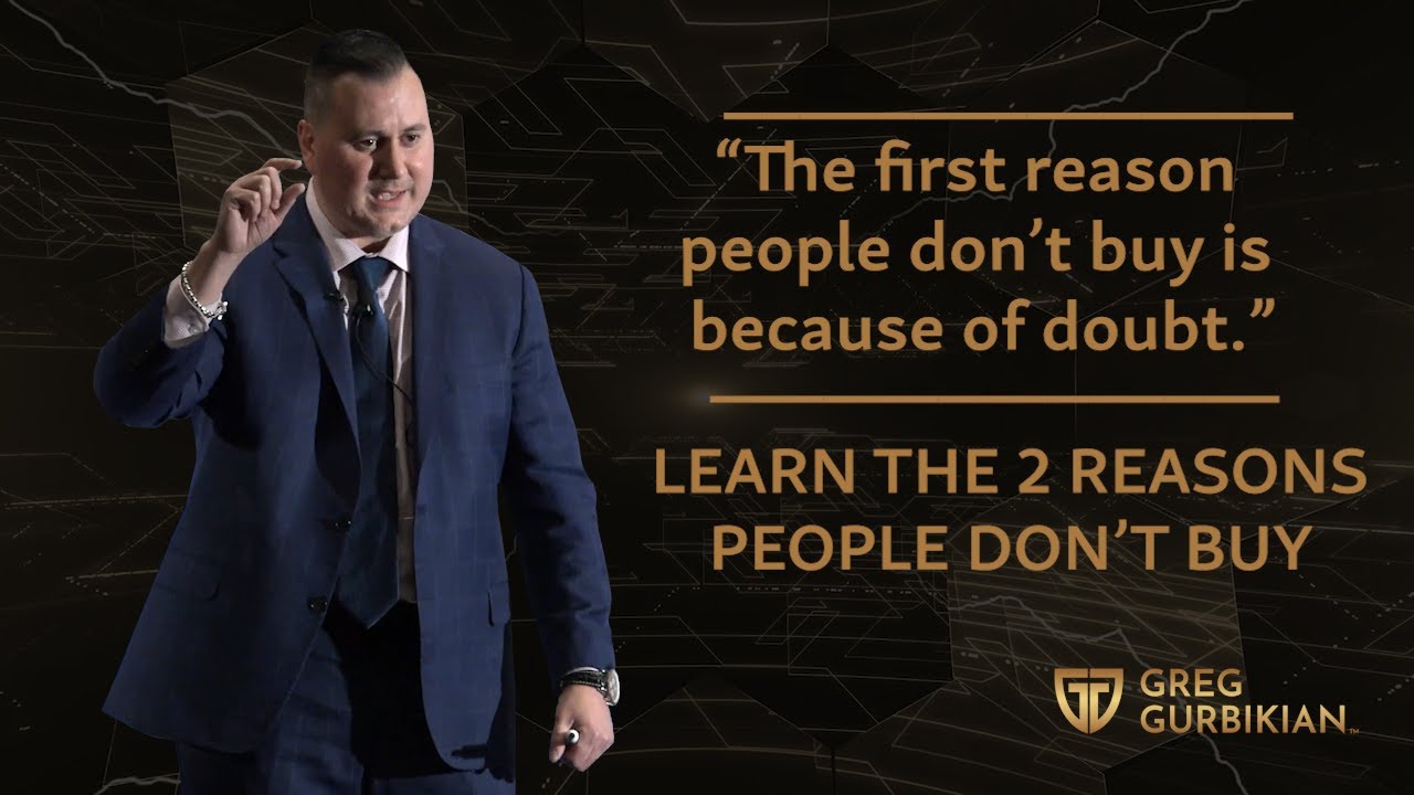 2 Reasons People Don't Buy- Fundamentals They Don't Teach In Sales!