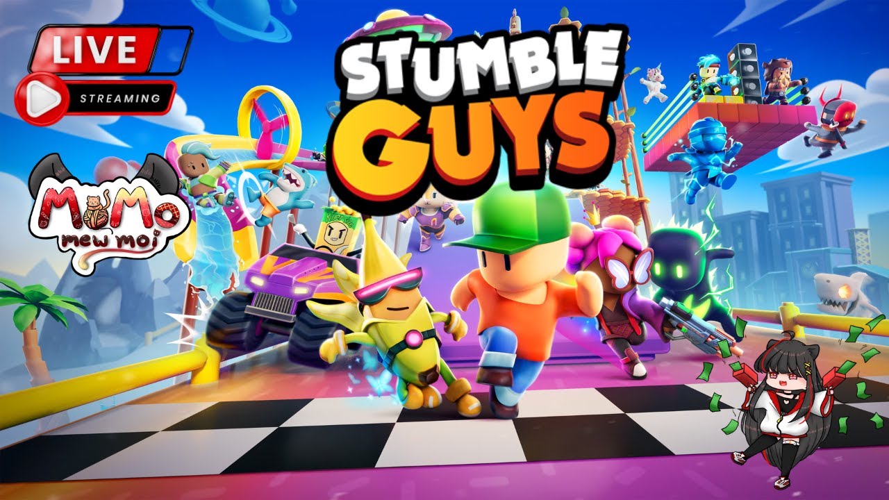 Live : Stumble Guys : วิ่ง วิ่ง วิ่ง แล้ว ห้ามล้ม #stumbleguys #live  #momomewmoi  #livestream