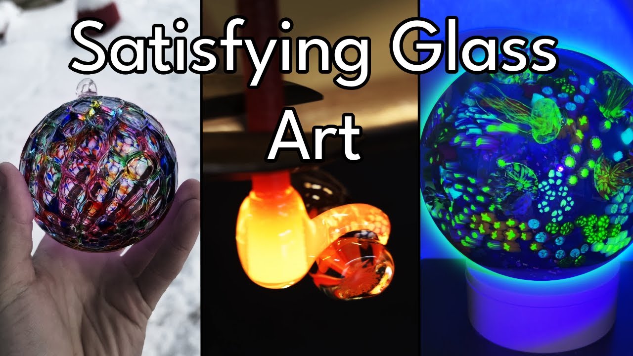 Satisfying Glassblowing & Glass Art Compilation 2 No Music
