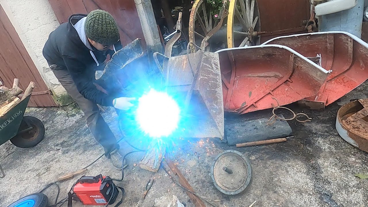 Modyfikacja Taczki/ Spawarka w Akcji