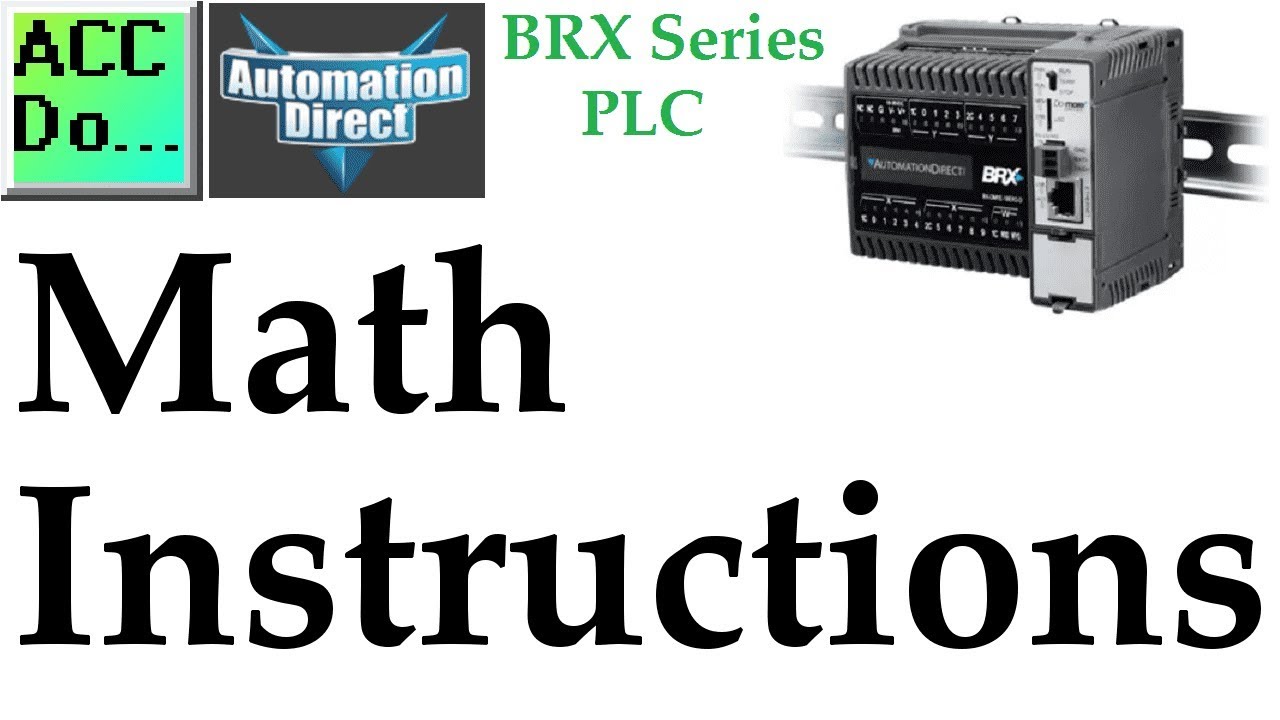 BRX Do-More PLC Math Instructions