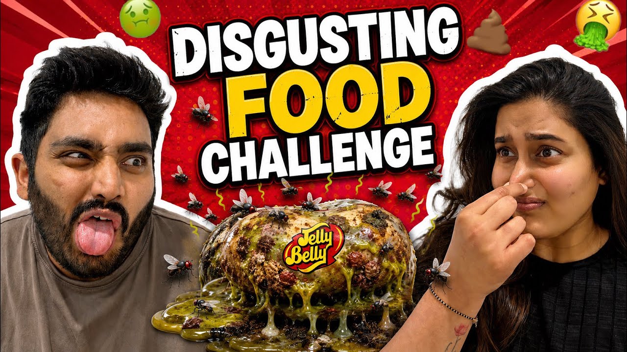 DISGUSTING FOOD CHALLENGE 🤢| | DONT LAUGH 🫣 | FUNNY VLOG 🤣| NACH ❤️