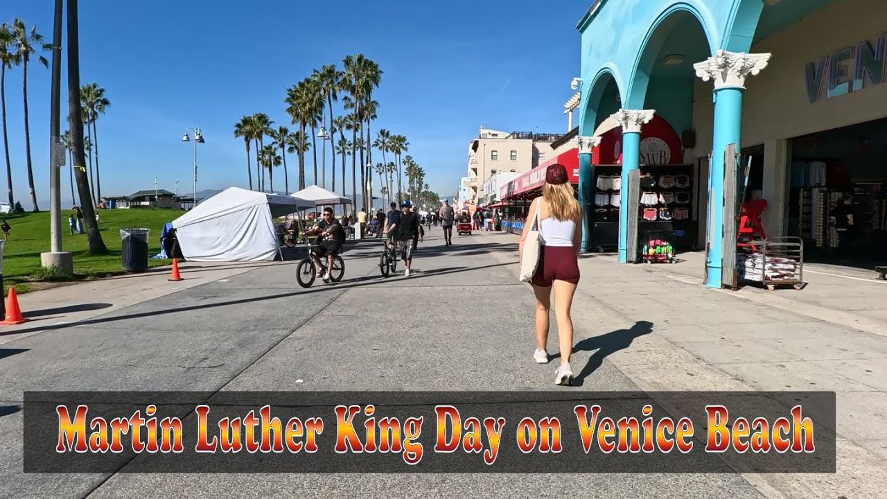 Venice Beach  on Martin Luther King Day 1/19/2026