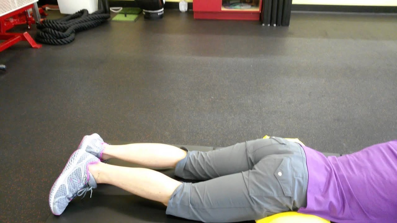 Prone heel squeeze