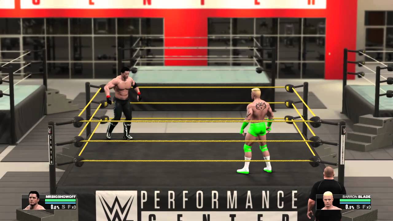 WWE 2K15 My Career Mode Starting in the Performance Center