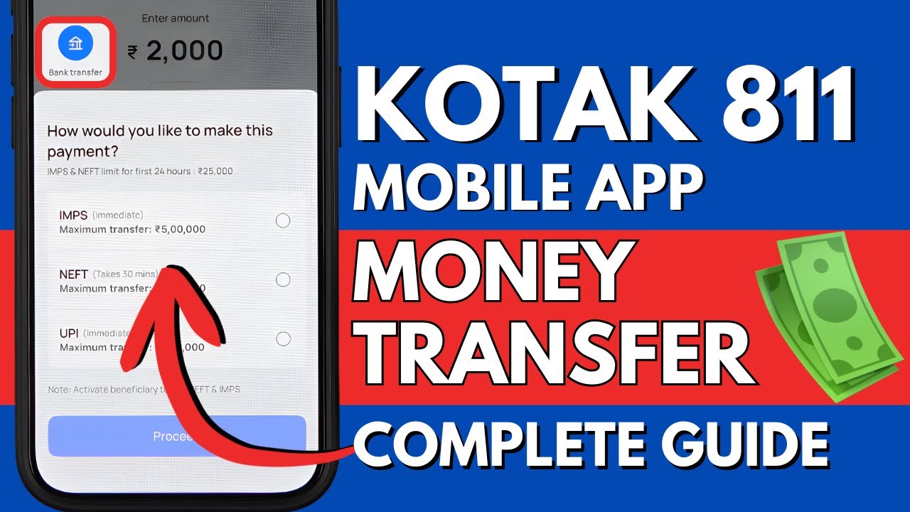 How to Transfer Money from Kotak 811 to Other Bank Account? Send Money From Kotak App Online