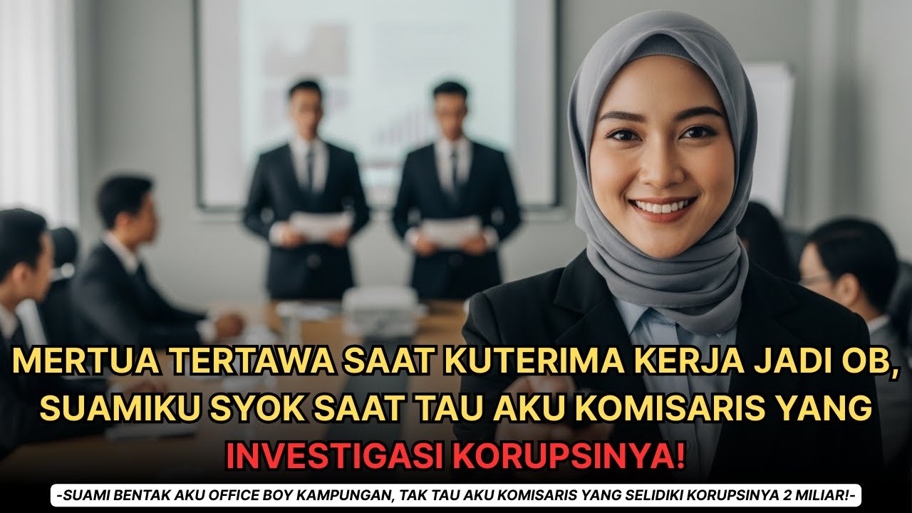 MERTUA TERTAWA SAAT AKU KERJA JADI OB, SUAMI SYOK SAAT TAU AKU KOMISARIS YANG INVESTIGASI KORUPSINYA