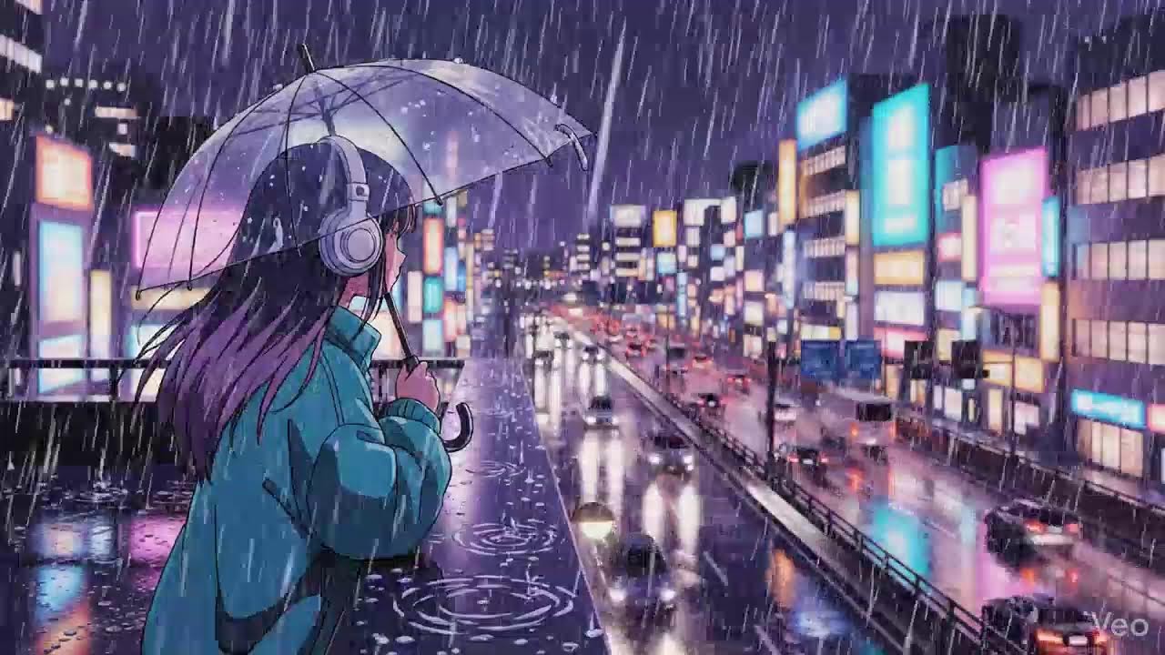 Soft Japanese Rain 🌙 Chill Night Lofi for Study & Sleep | Live Stream by The Japanese Town