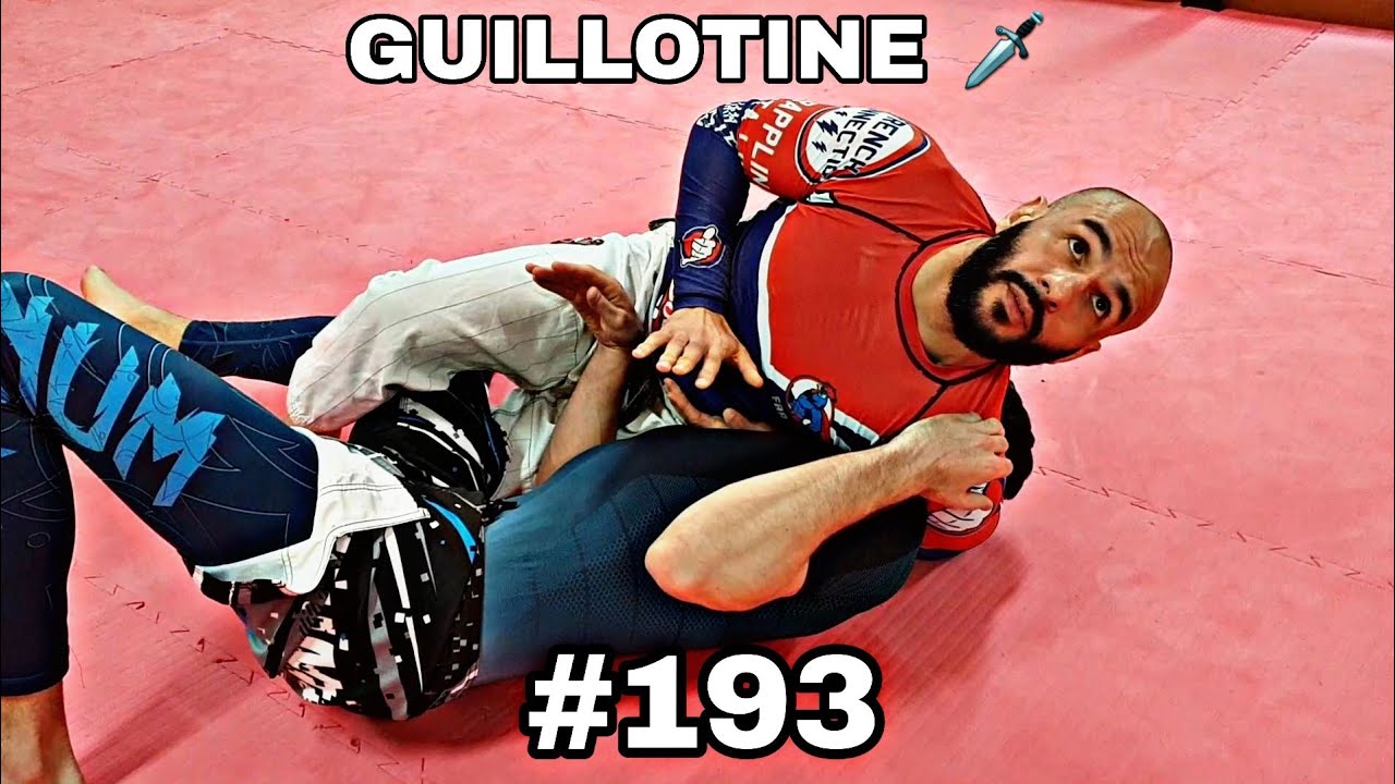 GRAPPLING #193 GUILLOTINE DEPUIS LA DEMI GARDE TECHNIQUE JIU-JITSU BRÉSILIEN JIUJITSU