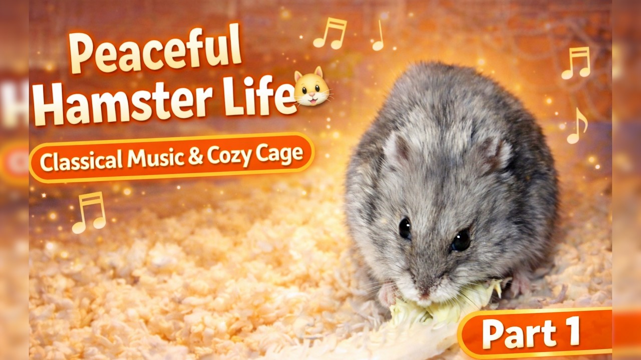 Peaceful Hamster Life 🐹 Part 1 | Cozy Cage & Classical Music