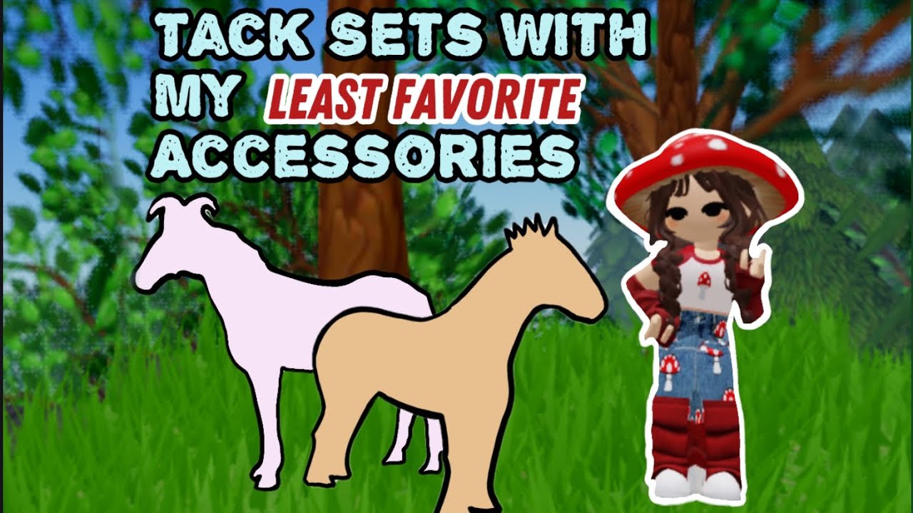 Making Tack Set With My *LEAST FAVORITE* Accessories! / Wild Horse Islands /