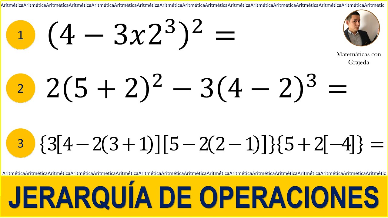 Jerarquía de operaciones. Ejercicios 4, 5 y 6