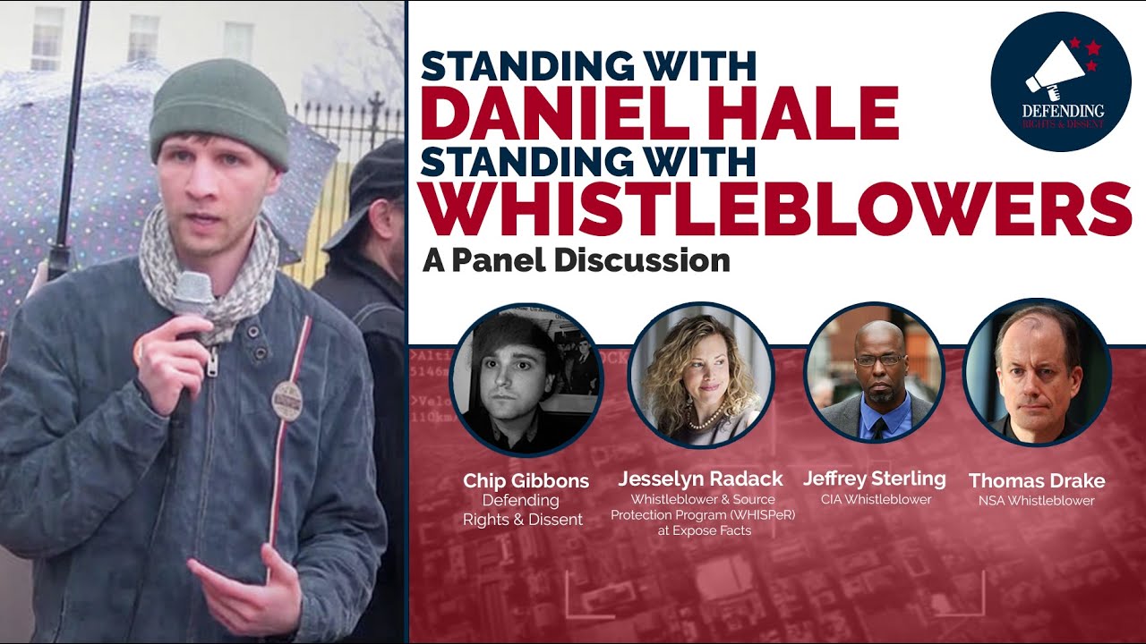 Standing With Daniel Hale, Standing With Whistleblowers