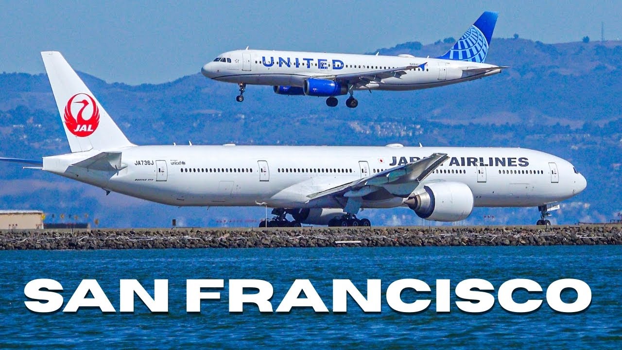 🇺🇸✈️ Insane Close Parallel Landings at San Francisco Airport (KSFO/SFO)