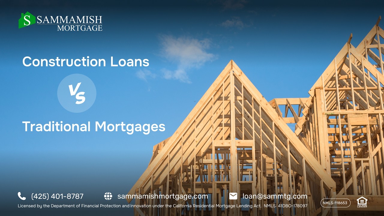 Construction Loans vs Traditional Mortgages: What Homebuyers Need to Know