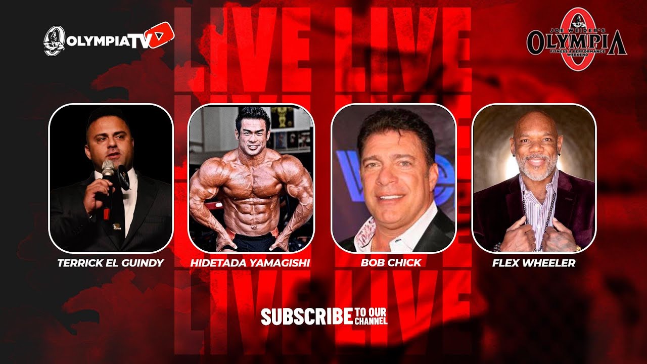 Hidetada Yamagishi, Bob Chick, Flex Wheeler and Terrick El Guindy