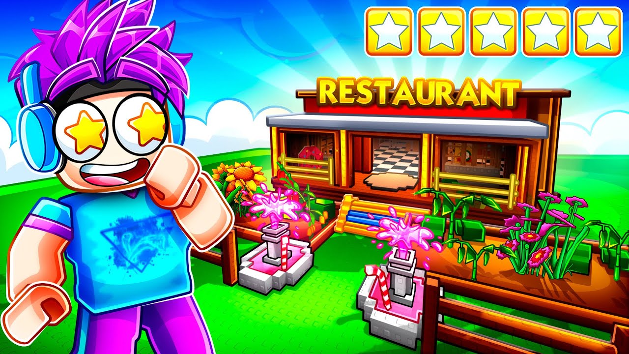 Я построил 5-звездочный ресторан в Grow A Garden!
