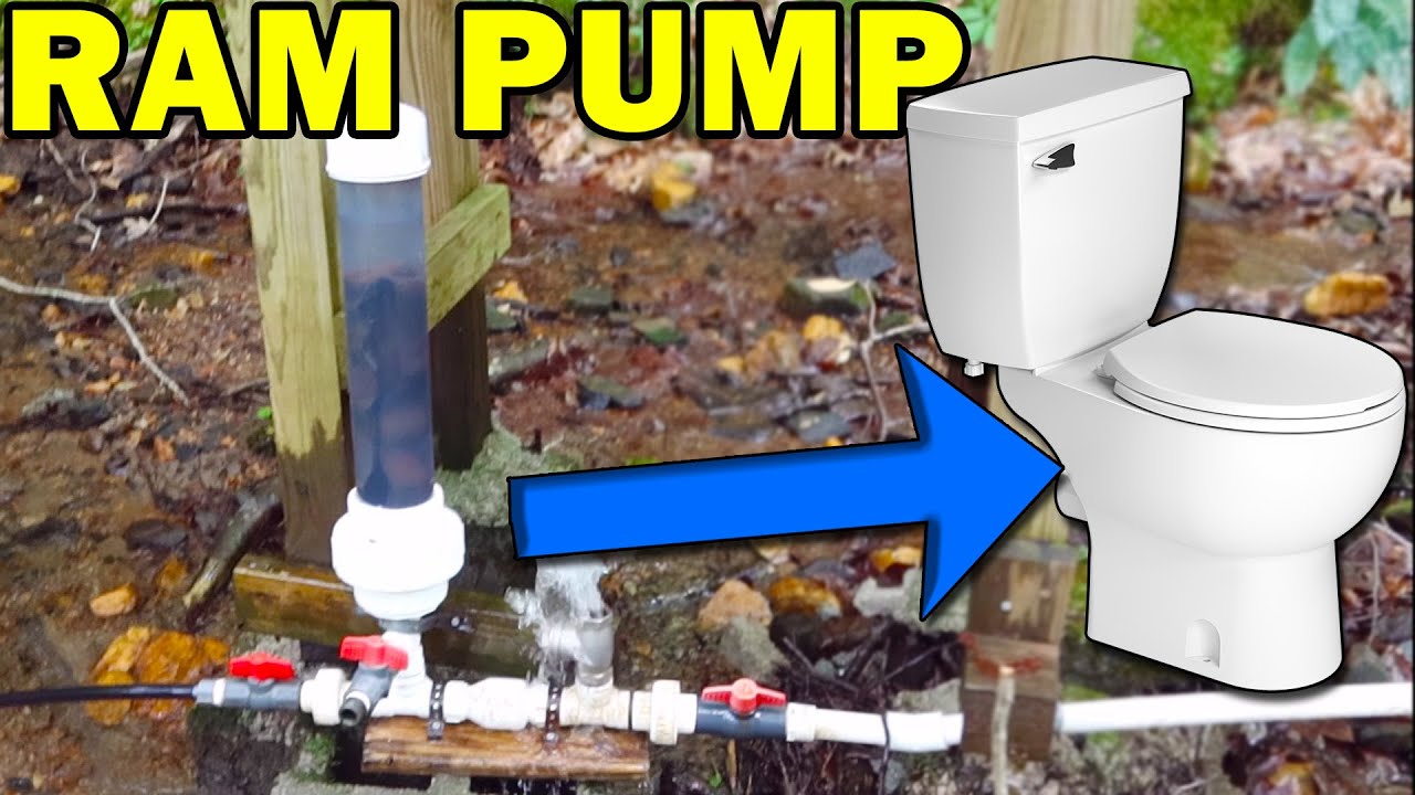 Ram Pump Off Grid Toilet Flush