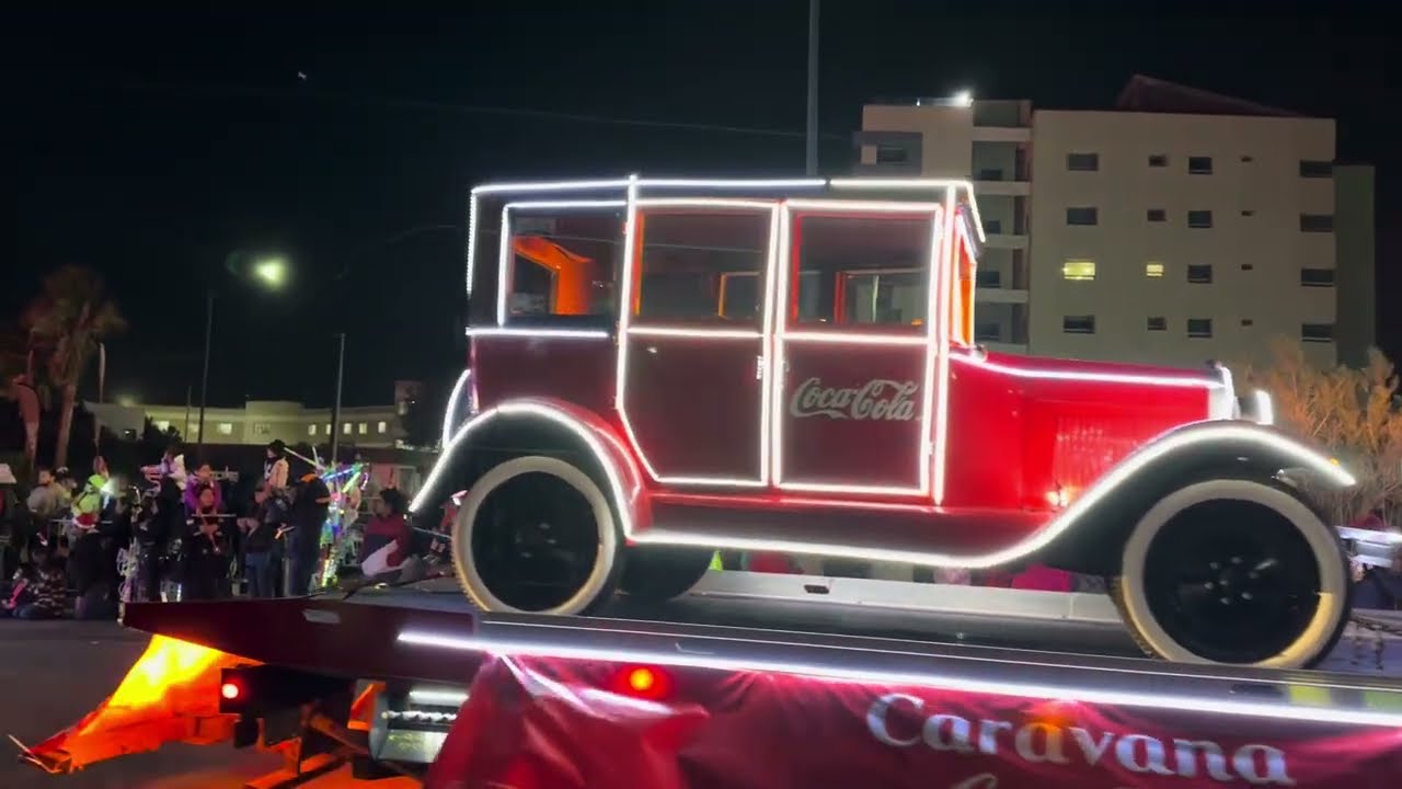 Caravana Coca Cola en Tijuana diciembre 2023