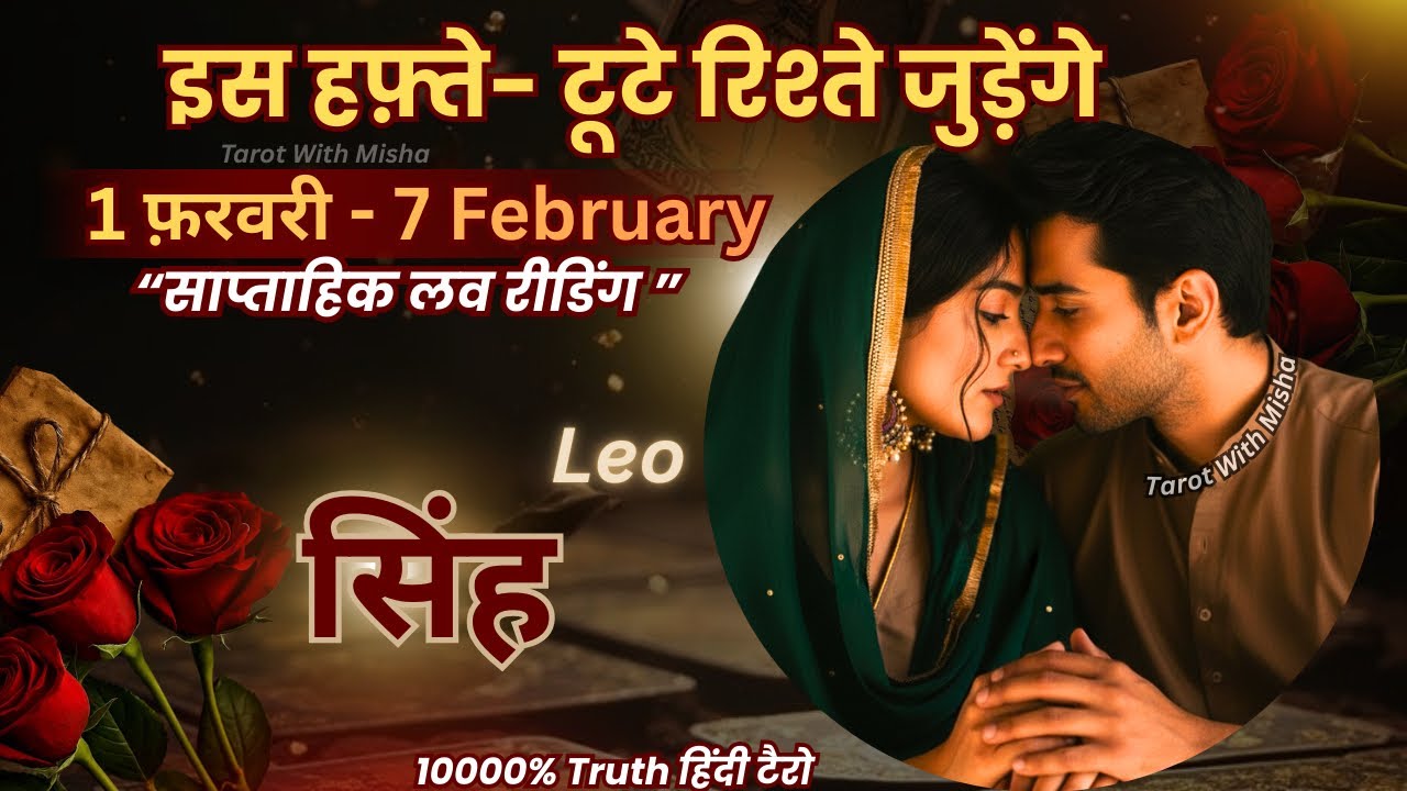 सिंह♌️ LEO✨| 1- 7 FEBRUARY | साप्ताहिक लव रीडिंग |♥️करंट फीलिंग्स+अगला कदम | TAROT WITH MISHA