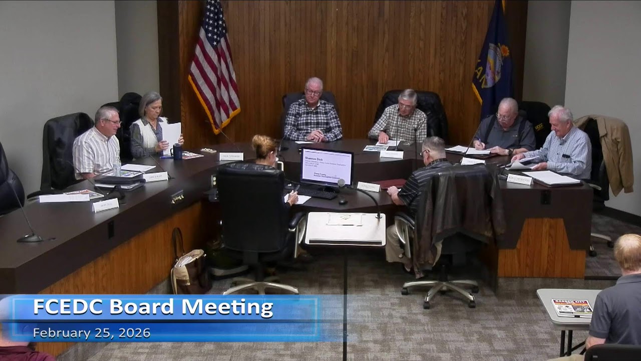 February 25, 2026 FCEDC Meeting