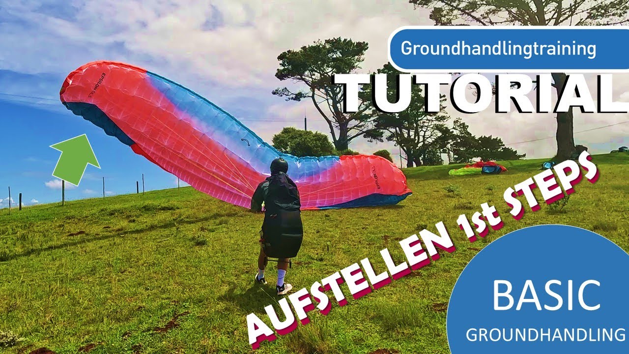 Groundhandling - 1st Steps Schirmzugewandt Aufziehen