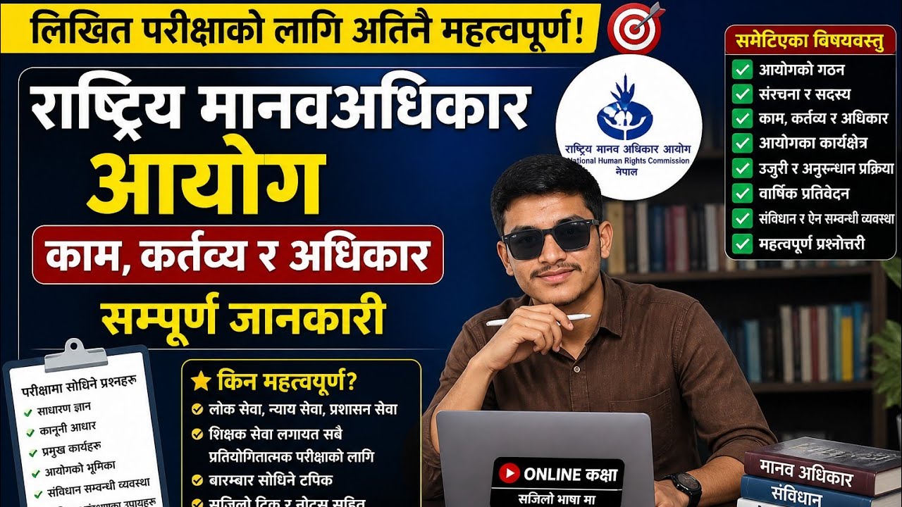 राष्ट्रिय मानवअधिकार आयोगको काम कर्तव्य र अधिकार 