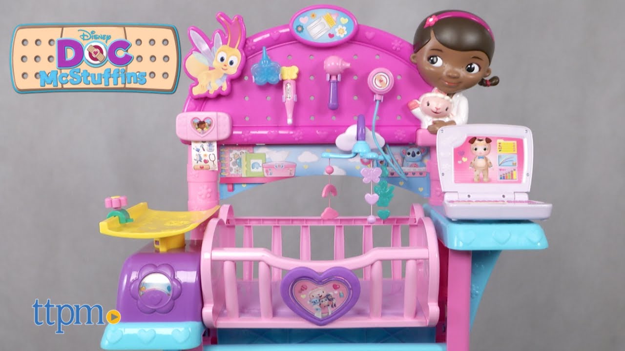 Doc McStuffins Baby All-In-One Nursery Set Review | Just Play Toys
