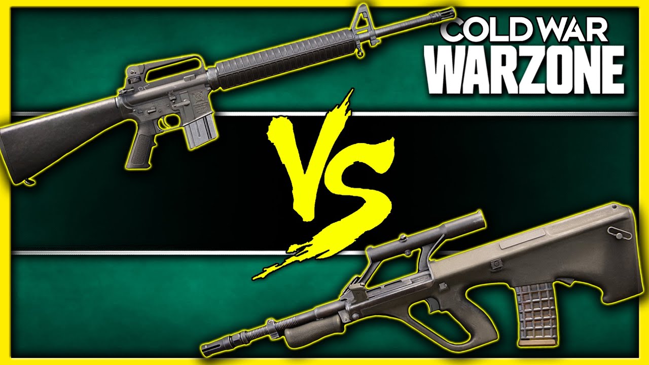 M16 vs AUG in Warzone! (Best Burst Rifle from Cold War)