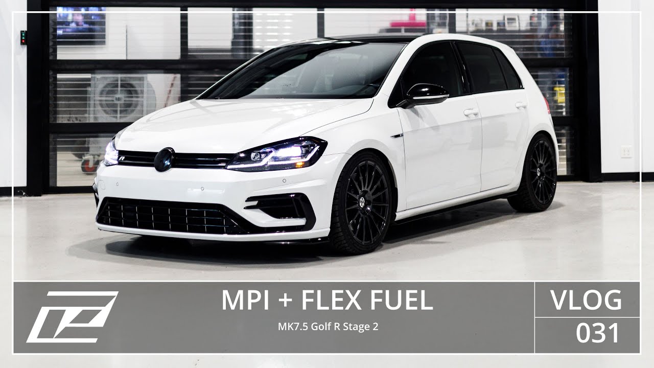 VW MK7.5 Golf R Stage 2 с MPI и системой подачи топлива FLEX &mdash; VLOG 032