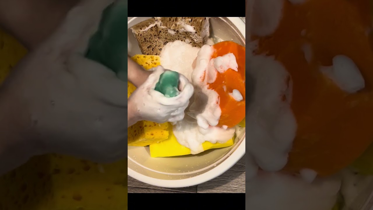 ASMR Sudsy rinse 🤍