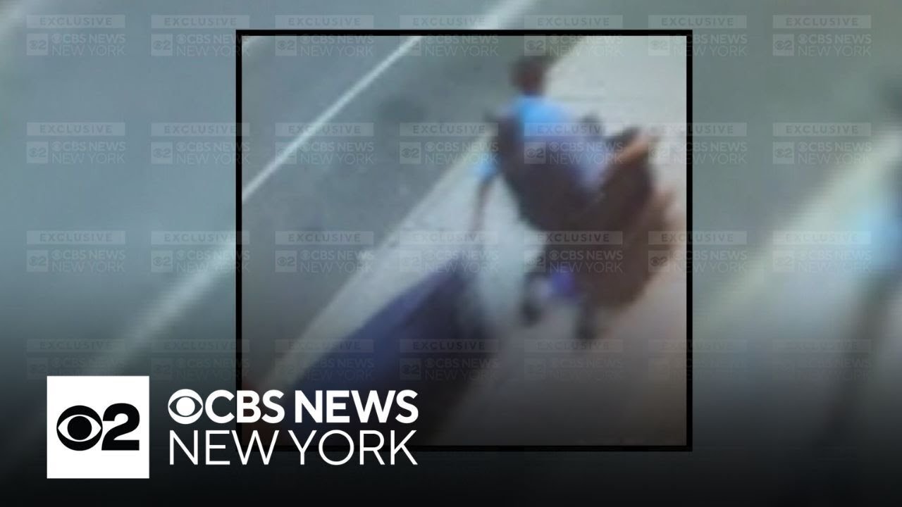 Exclusive video allegedly shows man dragging woman's body in bag down NYC street