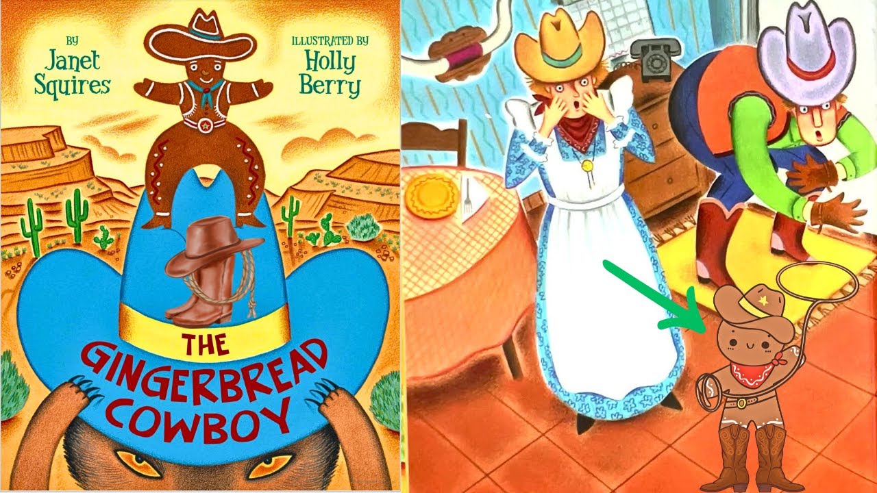 The Gingerbread Cowboy | Kids & Family Picture Story Book | Read Aloud American English | Enjoy!