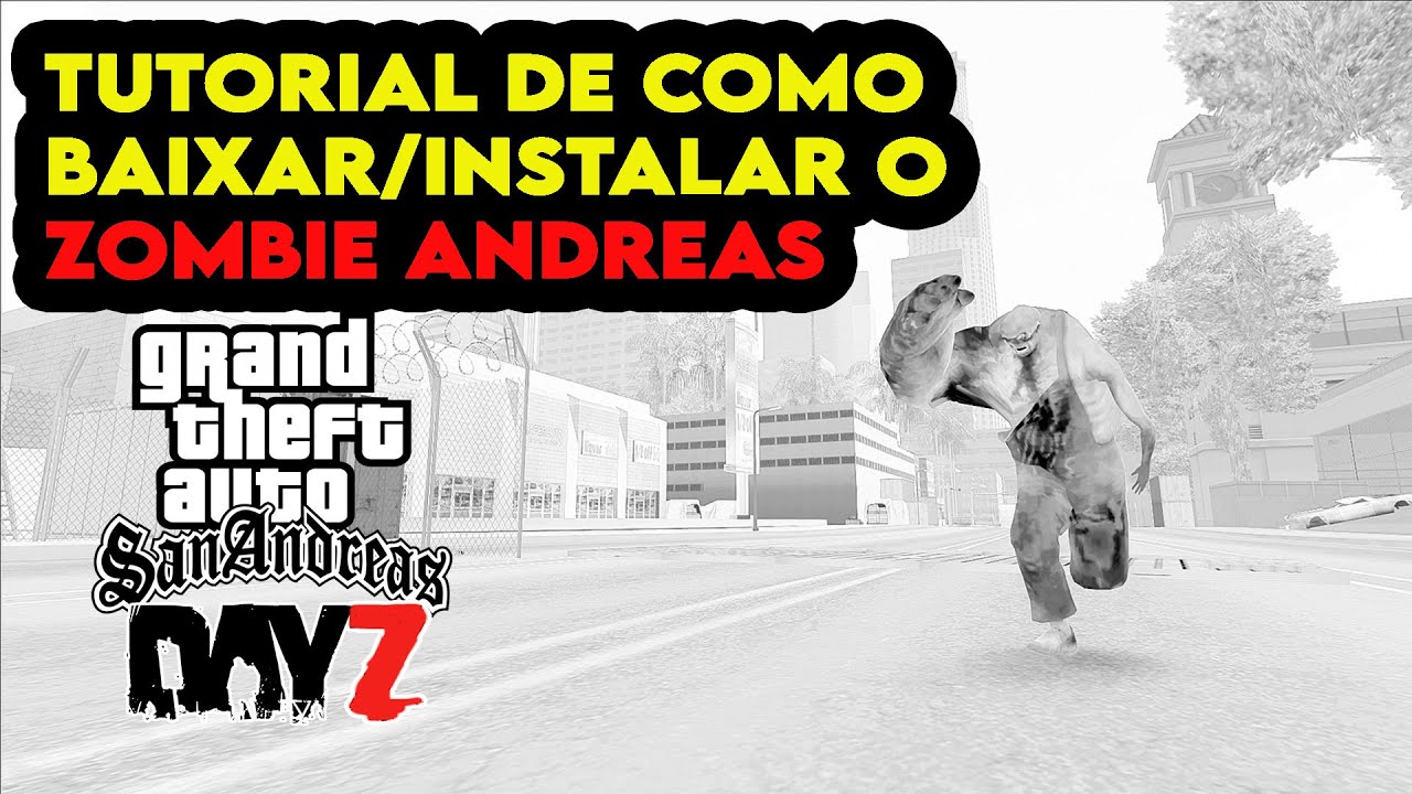 Tutorial de como jogar Zombie Andreas o Mod do Apocalipse Zumbi em San Andreas