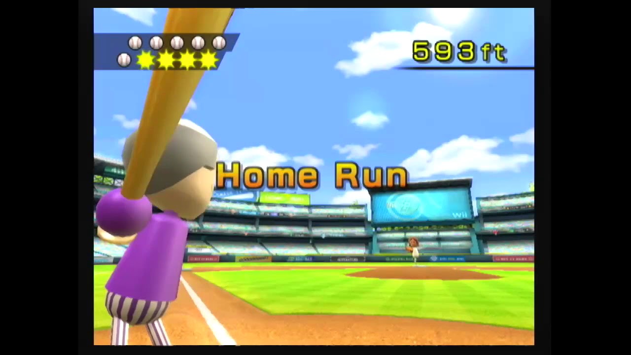 Wii Sports - Baseball - Training: Hitting Home Runs (Platinum)