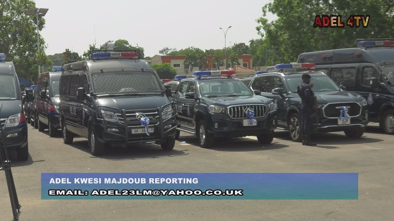 Unveiling Massive New Vehicles for the Ghana Police Service!