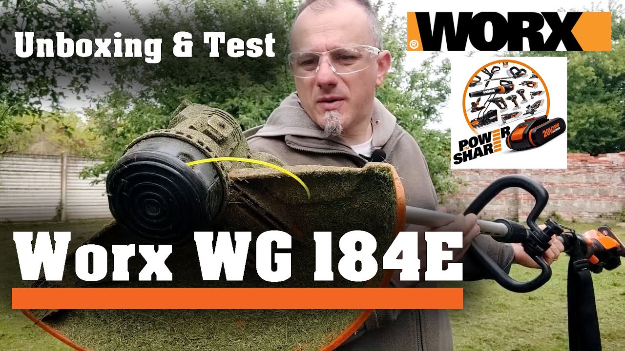 Decespugliatore Worx WG184E Unboxing&Test ITA