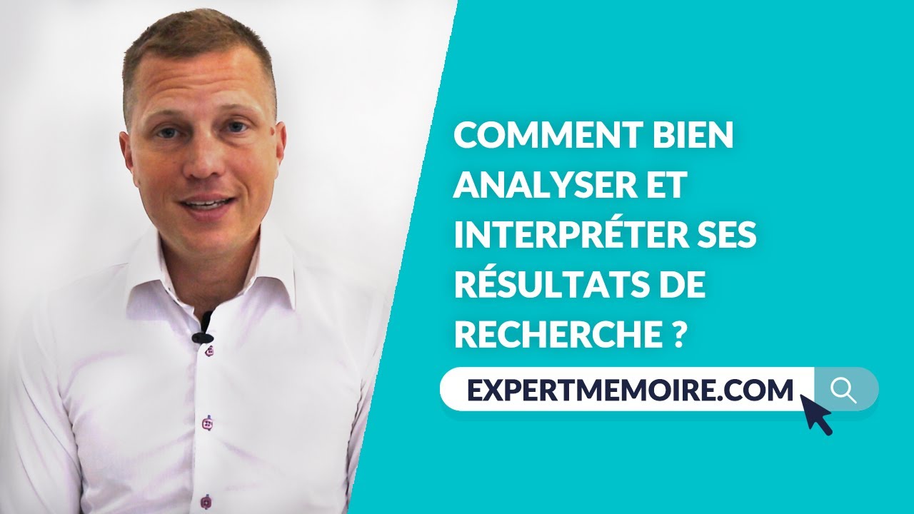 Comment analyser des données pour son mémoire?