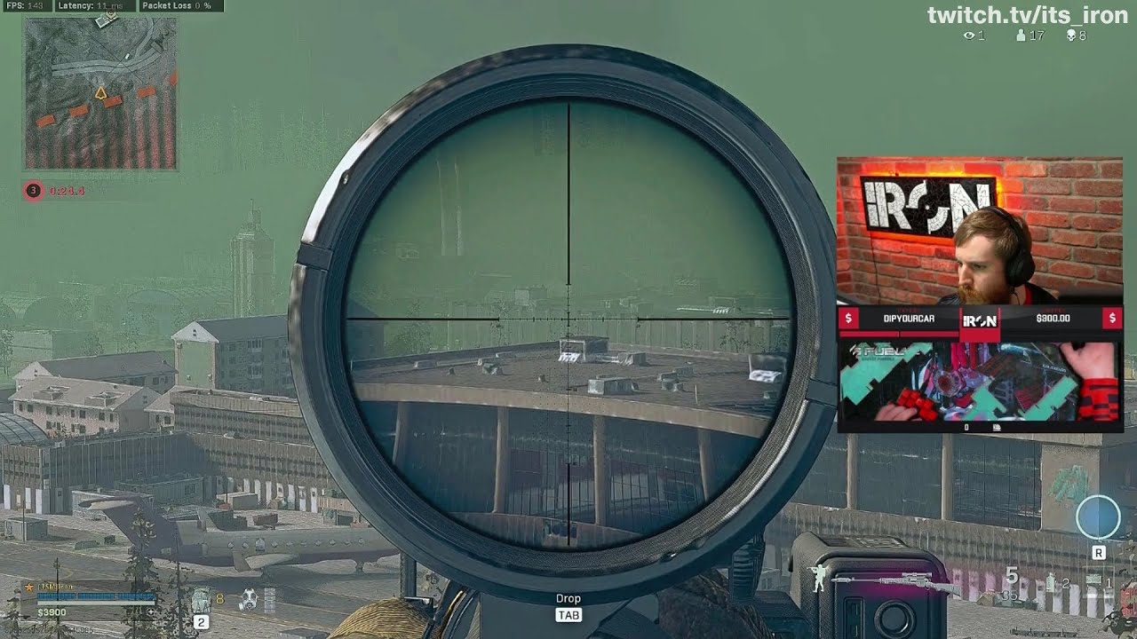 IRON'S CHAT WENT CRAZY AFTER HE HIT THIS 700M SNIPE😳