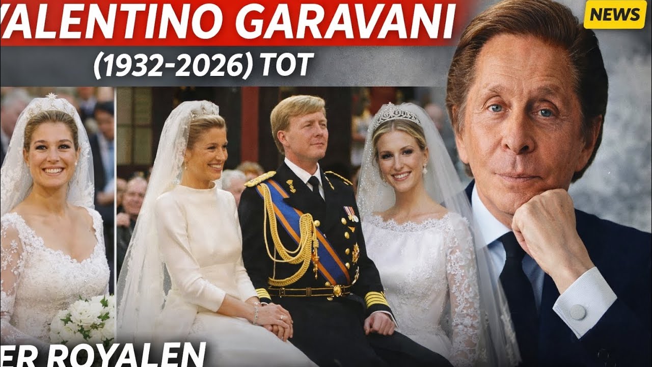 Valentino Garavani tot (1932–2026) Der legendäre Designer der königlichen Brautkleider | Royals Mode