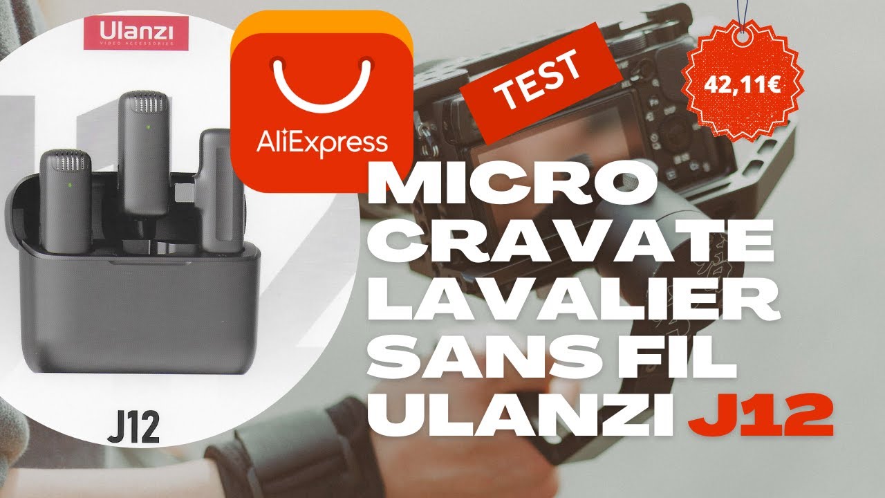 Test complet de l'Ulanzi J12 Micro cravate Lavalier sans fil