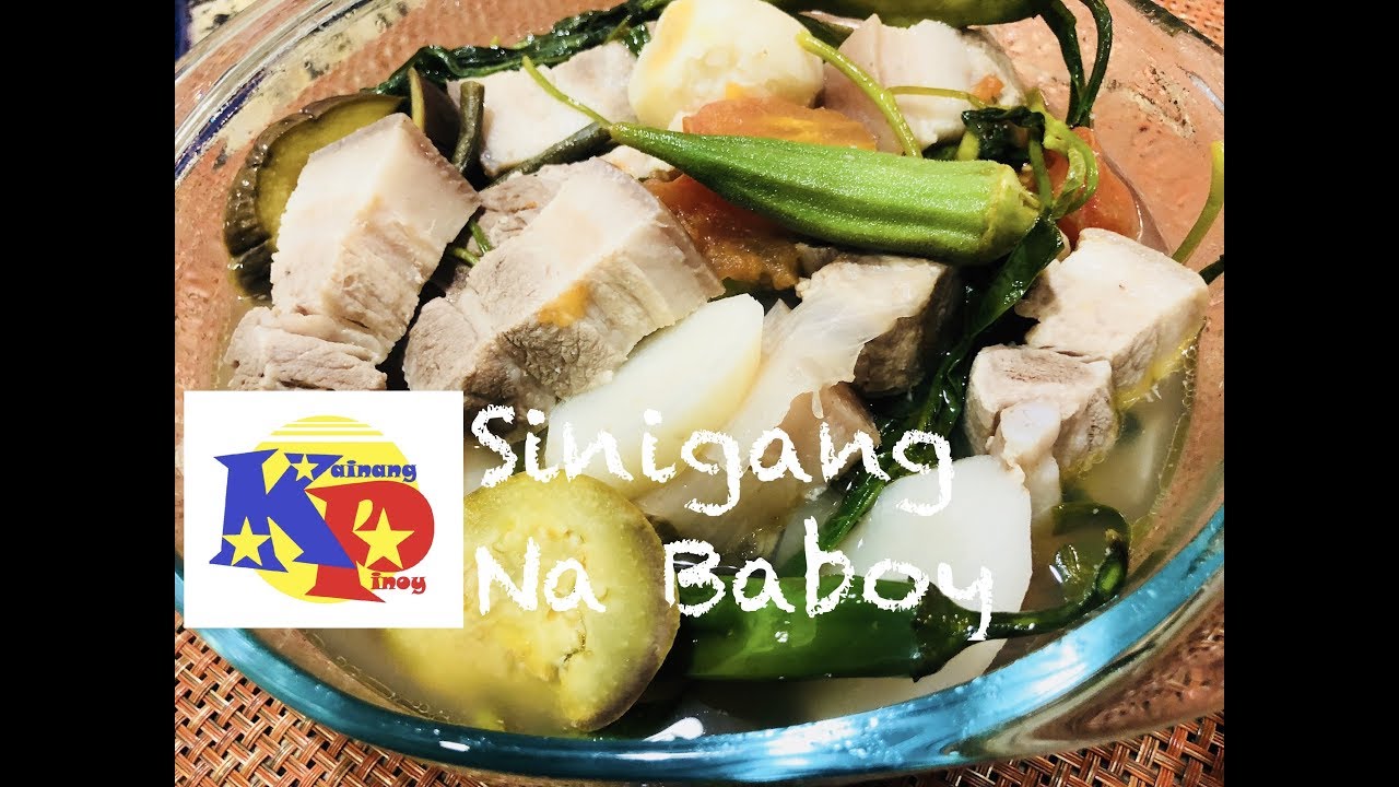 Sinigang Na Baboy - Basic Sinigang Recipe