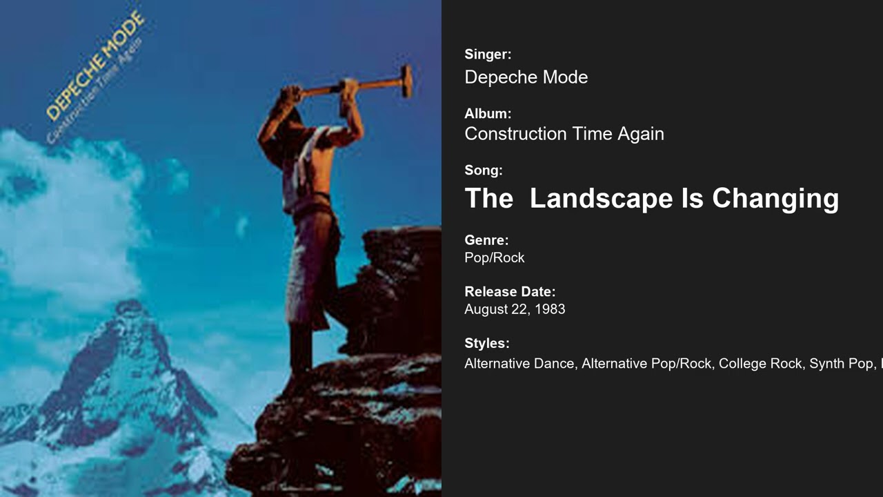 Construction Time Again by  Depeche Mode - New Pop/Rock Album Out Now!