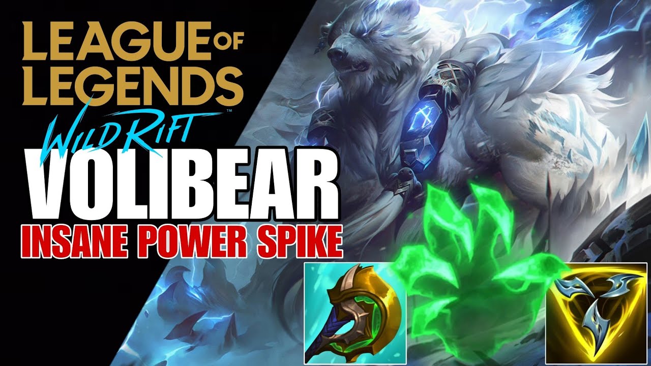 WILD RIFT: ( SEASON 13 ) VOLIBEAR ONE OF THE BEST LATE GAME SOLO CARRY