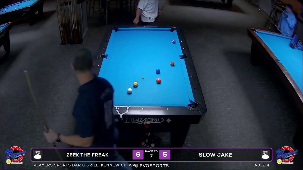 ZEEK THE FREAK vs SLOW JAKE - PLAYERS SPORTS BAR & GRILL - TABLE 4 | EvoSports