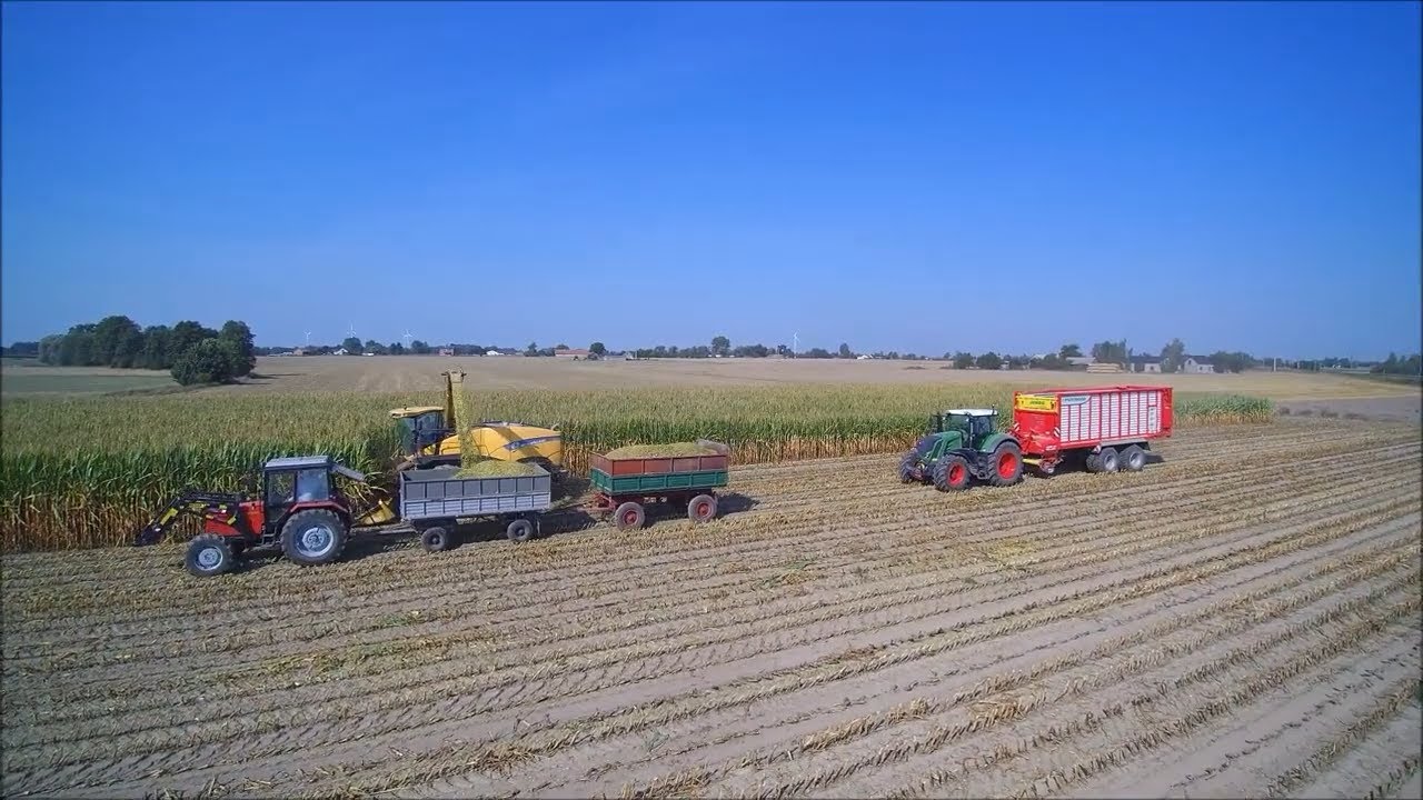 Kukurydza 2019 Gr Zalewscy  / 5x NEW HOLLAND & 3x JOHN DEERE &  FENDT & CASE & ZETOR & BELARUS