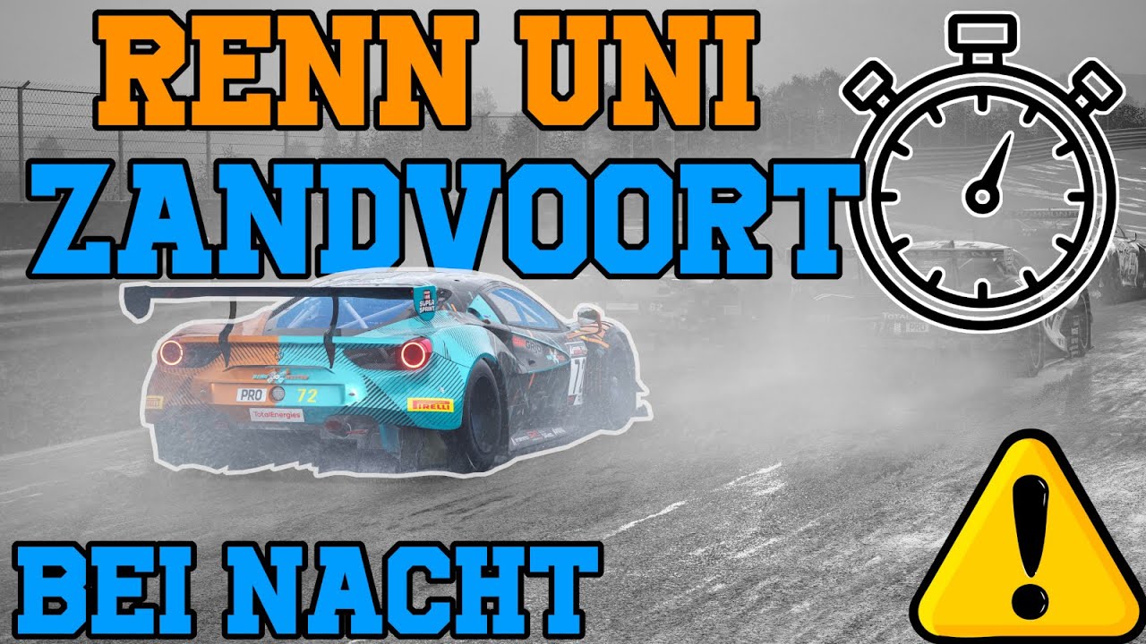 RennUni TRACKGUIDE auf Zandvoort - TRACKDAY bei Nacht - Assetto Corsa Competizione