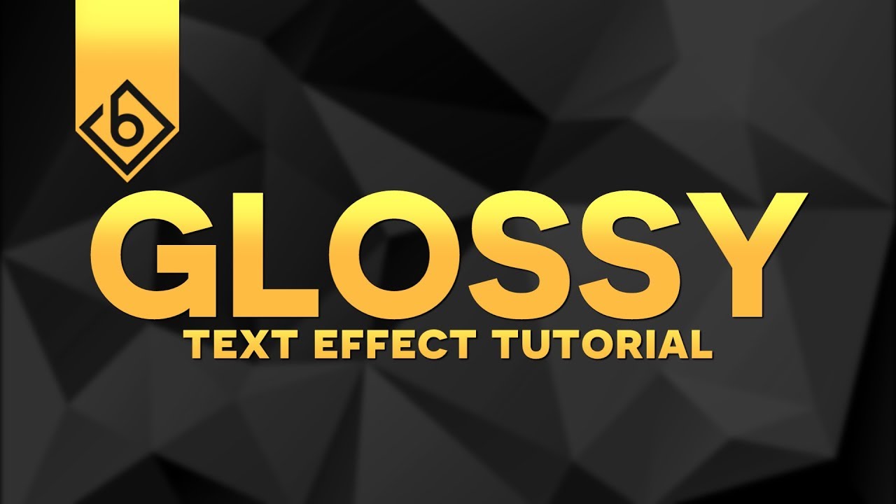 How To Create Glossy Text Effect - Sony Vegas Tutorial